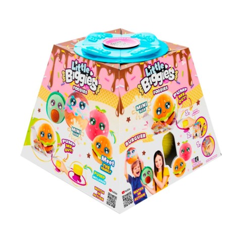 Ігровий набір серії "Little Foodies" W2 - Бургер Biggies BIG002-BU надувна іграшка, насос 22 см