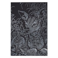 Гравюра А5 "Оленя" ГрА5с-31 економ варіант у пакеті 21 х 14,8 см