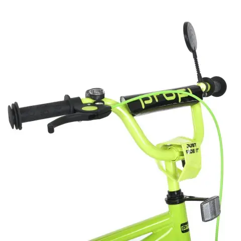 Велосипед дитячий MB 20013-1, 18 дюймів, салатовий