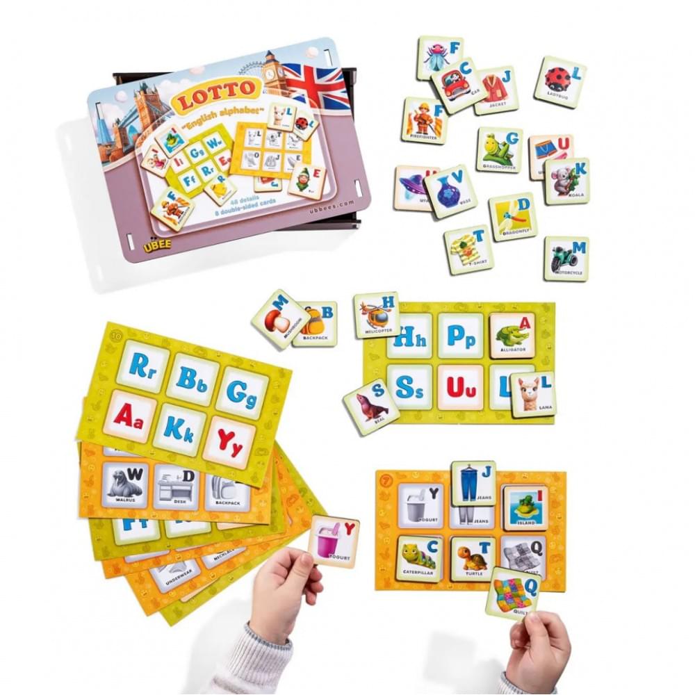 Дитяча гра Лото "Англійський алфавіт" (ПСД255) PSD255 ENG