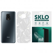 Защитная гидрогелевая пленка SKLO Back (тыл)Transp. для Xiaomi Redmi Note 9s / Note 9 Pro / Note 9 Pro Max Прозорий / Diamonds