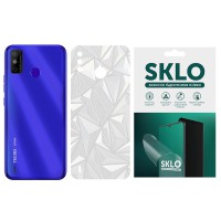 Захисна плівка SKLO Back (тил) Transp. для TECNO Spark 8P Прозорий / Diamonds