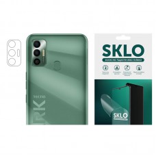 Захисна гідрогелева плівка SKLO (на камеру) 4шт. для TECNO Spark 8 Pro