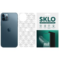 Захисна плівка SKLO Back (тил+лого) Transp. для Apple iPhone 6/6s plus (5.5") Прозорий / Черепи