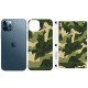 Захисна плівка SKLO Back (тил+грани) Camo для Apple iPhone 13 Pro (6.1") Зелений / Army Green