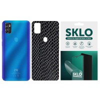 Захисна плівка SKLO Back (тил) Snake для ZTE Blade A7 (2020) Чорний