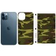 Захисна плівка SKLO Back (тил+грани) Camo для Apple iPhone 13 Pro (6.1") Коричневий / Army Brown