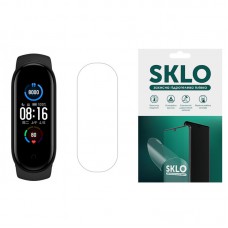 Защитная гидрогелевая пленка SKLO (экран) 6шт. для Xiaomi Mi Band 2 (прозрачный)