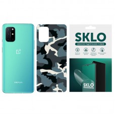 Захисна плівка SKLO Back (тил) Camo для OnePlus 7T Pro Блакитний / Army Blue