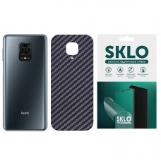 Захисна плівка SKLO Back (тил) Carbon для Xiaomi Mi Note 10 Lite Чорний