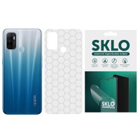 Захисна плівка SKLO Back (тил) Transp. для Oppo A91 Прозорий / Соты