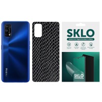 Захисна плівка SKLO Back (тил) Snake для Realme C2 Чорний