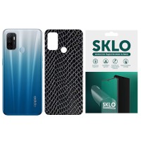 Захисна плівка SKLO Back (тил) Snake для Oppo A93 Чорний
