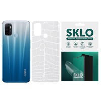 Захисна плівка SKLO Back (тил) Transp. для Oppo Reno 3 Pro 5G Прозорий / Croco