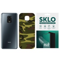 Захисна плівка SKLO Back (тил) Camo для Xiaomi Mi 9 Pro Коричневий / Army Brown