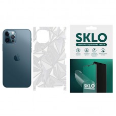 Захисна плівка SKLO Back (тил+грани) Transp. для Apple iPhone XS (5.8") Прозорий / Diamonds