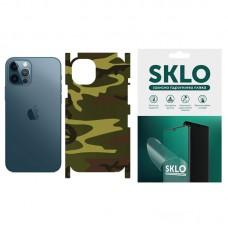 Захисна плівка SKLO Back (тил+грани) Camo для Apple iPhone 11 Pro Max (6.5") Коричневий / Army Brown