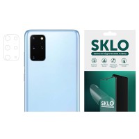 <p>Захисна гідрогелева плівка SKLO (на камеру) 4шт. для Samsung Galaxy A42 5G (Прозорий)</p>