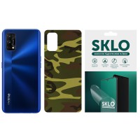 Захисна плівка SKLO Back (тил) Camo для Realme 7 Pro Коричневий / Army Brown
