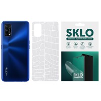 Захисна плівка SKLO Back (тил) Transp. для Realme X3 SuperZoom Прозорий / Croco