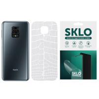 Захисна плівка SKLO Back (тил) Transp. для Xiaomi Redmi Note 9 5G / Note 9T Прозорий / Croco