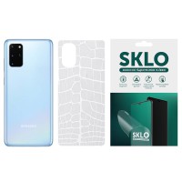 Захисна плівка SKLO Back (тил) Transp. для Samsung Galaxy M30s / M21 Прозорий / Croco