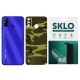Захисна плівка SKLO Back (тил) Camo для TECNO Spark 9 Pro Коричневий / Army Brown