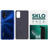 Захисна плівка SKLO Back (тил) Carbon для Realme X2 Pro Чорний