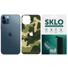 Захисна плівка SKLO Back (тил+лого) Camo для Apple iPhone XR (6.1") Зелений / Army Green