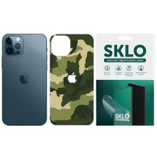 Защитная гидрогелевая пленка SKLO Back (тил+лого) Camo для Apple iPhone 6/6s plus (5.5") Зеленый / Army Green