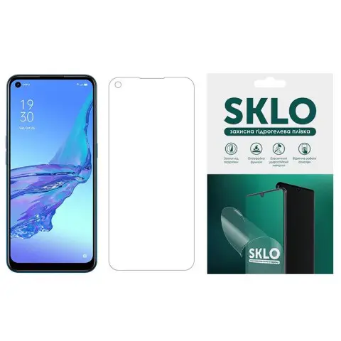 <p>Защитная гидрогелевая пленка SKLO (экран) для OPPO F11 / A9 / A9X (прозрачный)</p>