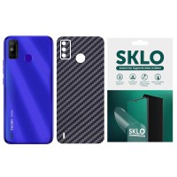 Захисна плівка SKLO Back (тил) Carbon для TECNO Camon 19 Pro Чорний