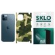 Захисна плівка SKLO Back (тил+грани) Camo для Apple iPhone XR (6.1") Зелений / Army Green