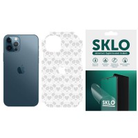 Захисна плівка SKLO Back (тил+грани без углов+лого) Transp. для Apple iPhone 13 (6.1") Прозорий / Панды