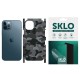 Захисна плівка SKLO Back (тил+грани) Camo для Apple iPhone XS Max (6.5") Сірий / Army Gray