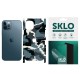 Захисна плівка SKLO Back (тил+грани+лого) Camo для Apple iPhone 6/6s plus (5.5") Блакитний / Army Blue