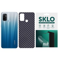 Захисна плівка SKLO Back (тил) Carbon для Oppo A53 5G / A73 5G Чорний