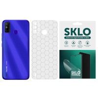 Захисна плівка SKLO Back (тил) Transp. для TECNO Spark 9 Pro Прозорий / Соты