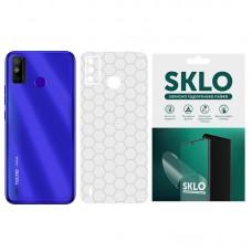 Захисна плівка SKLO Back (тил) Transp. для TECNO POP 2F Прозорий / Соты