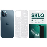 Захисна плівка SKLO Back (тил) Transp. для Apple iPhone 13 (6.1") Прозорий / Croco
