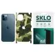 Захисна плівка SKLO Back (тил+грани+лого) Camo для Apple iPhone XR (6.1") Зелений / Army Green