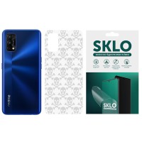 Захисна плівка SKLO Back (тил) Transp. для Realme XT Прозорий / Черепи