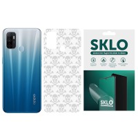 Захисна плівка SKLO Back (тил) Transp. для Oppo A16s / A16 Прозорий / Черепи