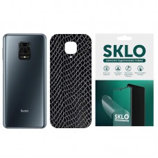 Захисна плівка SKLO Back (тил) Snake для Xiaomi Redmi Note 9s / Note 9 Pro / Note 9 Pro Max Чорний