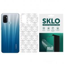 Захисна плівка SKLO Back (тил) Transp. для Oppo Reno 4 Прозорий / Черепи