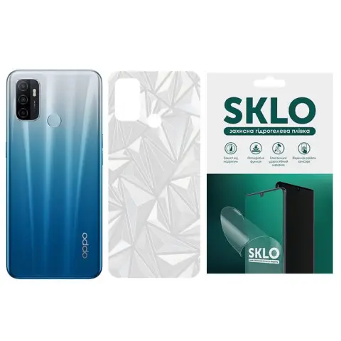 Захисна плівка SKLO Back (тил) Transp. для Oppo F9 (F9 Pro) Прозорий / Diamonds