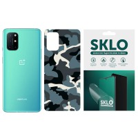 Захисна плівка SKLO Back (тил) Camo для OnePlus Nord N10 5G Блакитний / Army Blue