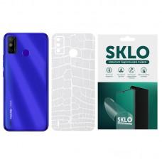 Захисна плівка SKLO Back (тил) Transp. для TECNO Spark 6 Go Прозорий / Croco