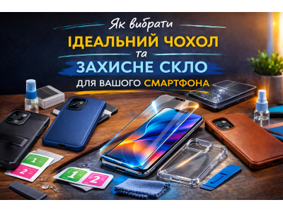 Як обрати ідеальний чохол та захисне скло для вашого смартфона