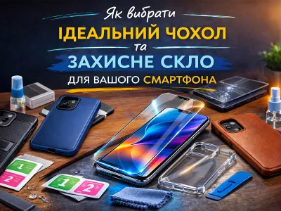Як обрати ідеальний чохол та захисне скло для вашого смартфона